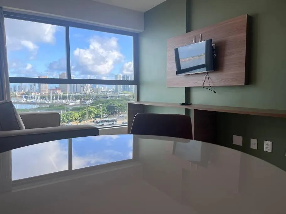 Апартаменты Flat De Luxo No Parque Do Cais Ресифи