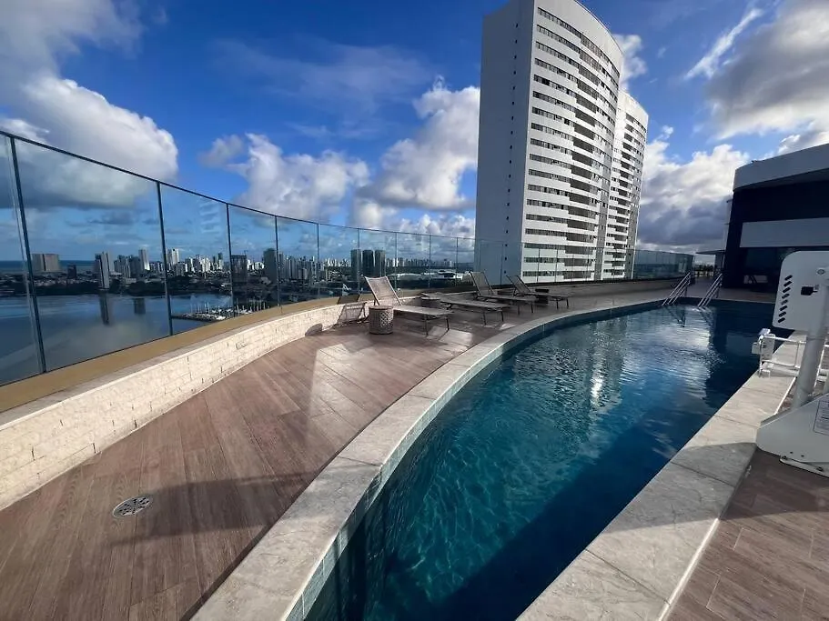 Апартаменты Flat De Luxo No Parque Do Cais Ресифи